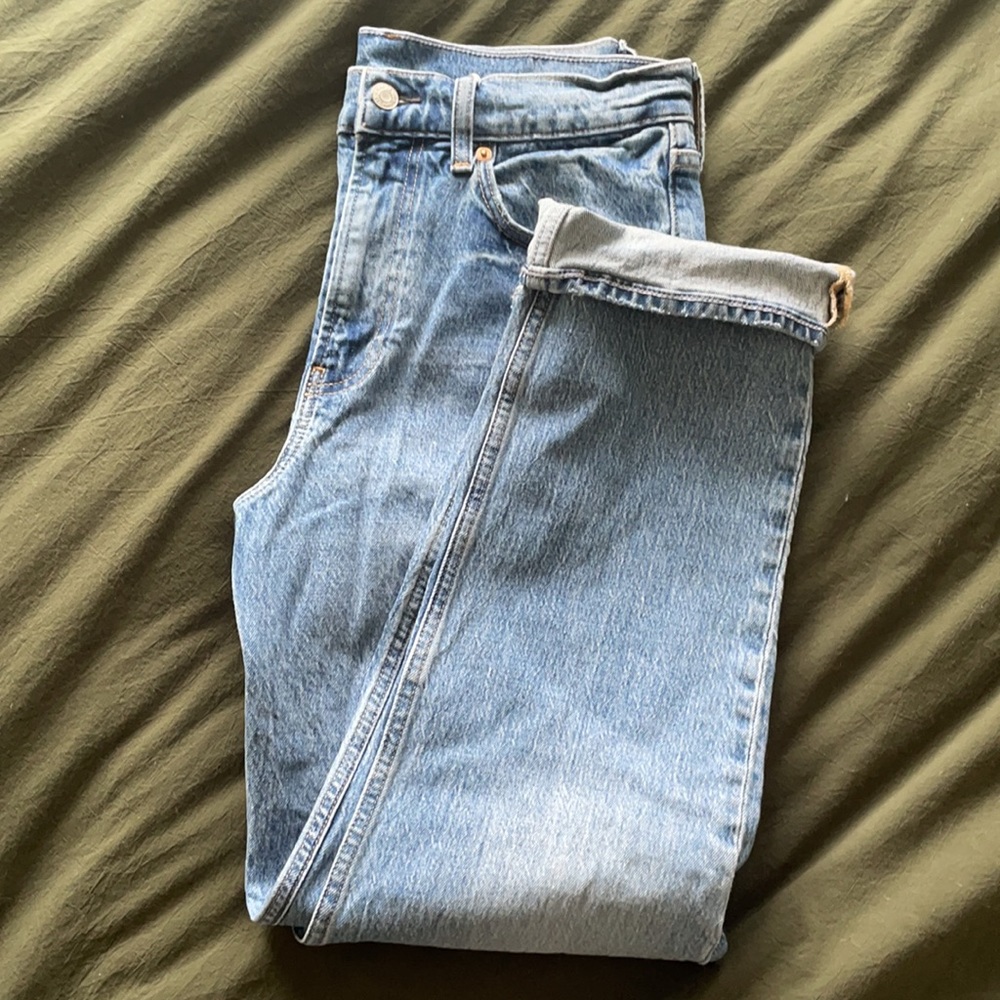 Gap Sky High Straight Jeans